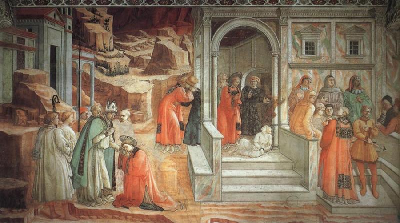 Fra Filippo Lippi The Mission of St Stephen France oil painting art